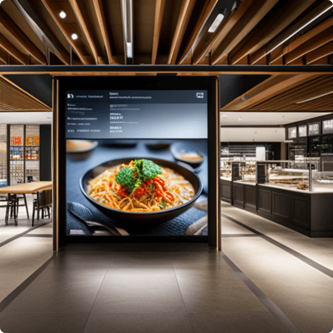 Screen showing content that can be easily schedule and control